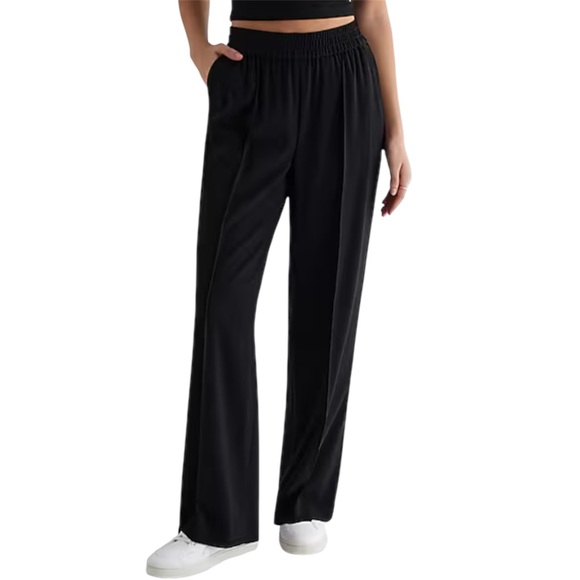 Express High Waisted Seamed Pull On Wide Leg Pant - Picture 1 of 7